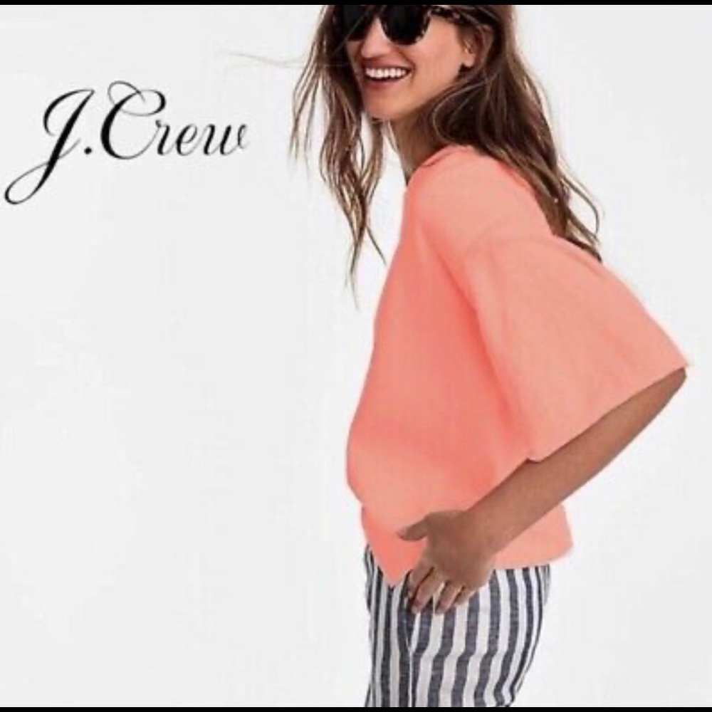 J crew knit bell sleeve sweater